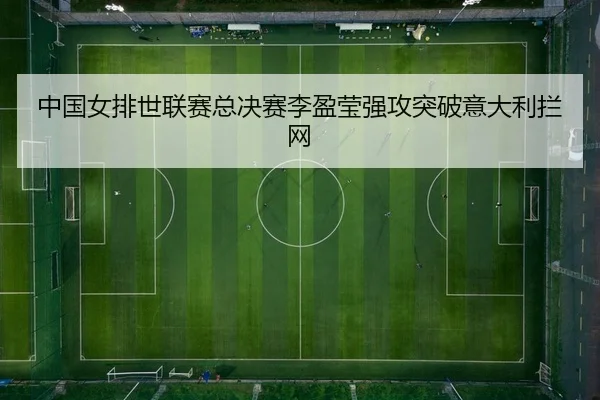 中国女排世联赛总决赛李盈莹强攻突破意大利拦网